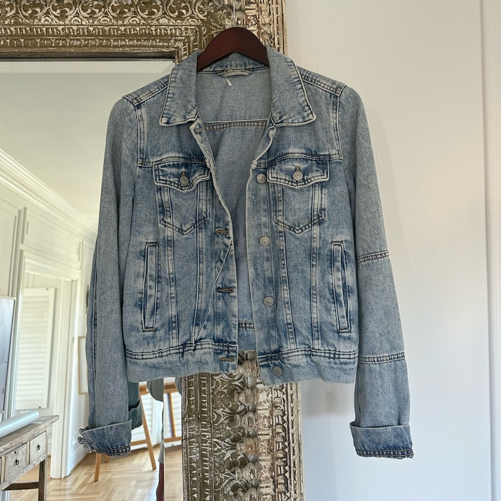 Free People Jean Jacket with stretch